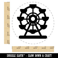 Ferris Wheel Amusement Park Rubber Stamp for Stamping Crafting Planners