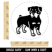 Rottweiler Rottie Standing Dog Rubber Stamp for Stamping Crafting Planners