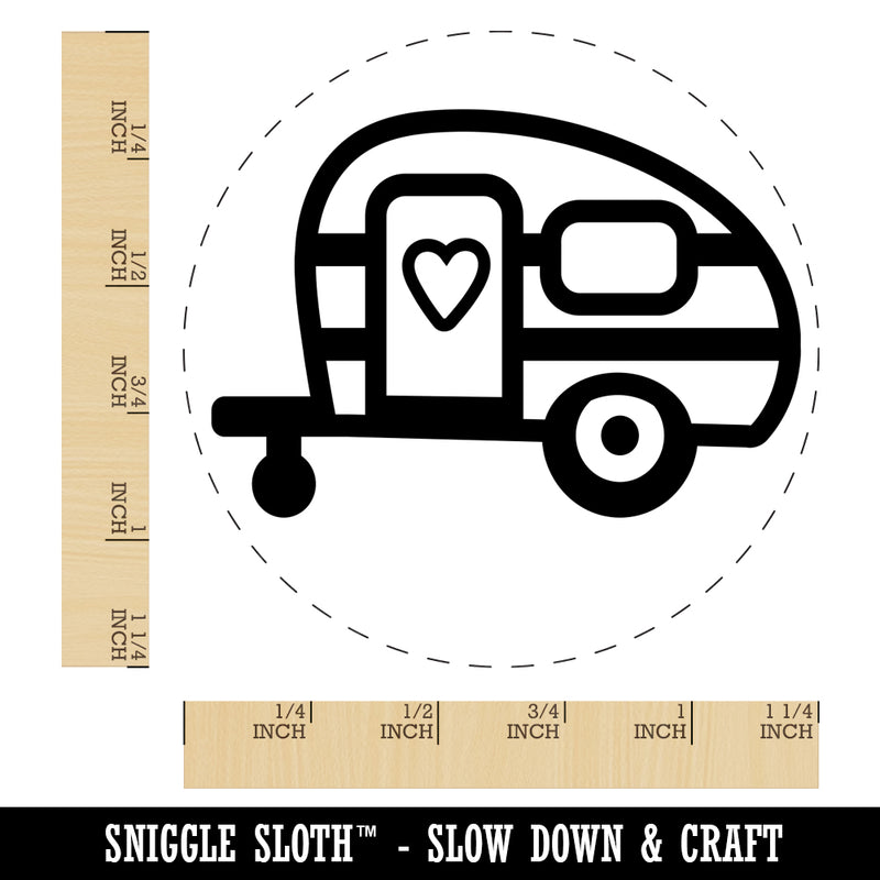 Charming Little Camper Camping Outdoor Life Rubber Stamp for Stamping Crafting Planners