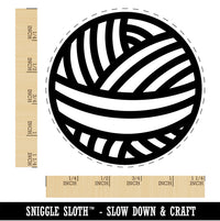 Crafty Ball of Yarn Crocheting Knitting Yarn Crafts Rubber Stamp for Stamping Crafting Planners