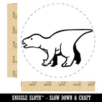 Alert Iguanodon Jurassic Dinosaur Rubber Stamp for Stamping Crafting Planners