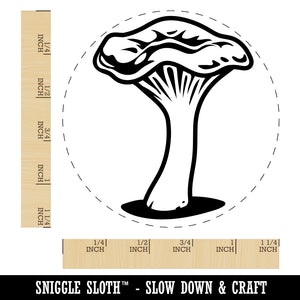 Chanterelle Mushroom Fungus Fungi Rubber Stamp for Stamping Crafting Planners