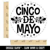 Cinco De Mayo Rubber Stamp for Stamping Crafting Planners
