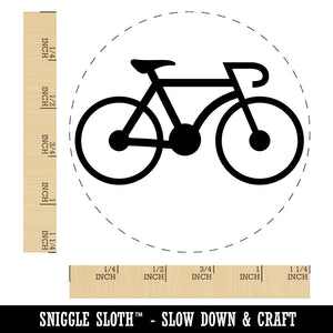 Racing Bike Bicycle Cyclist Cycling Rubber Stamp for Stamping Crafting Planners