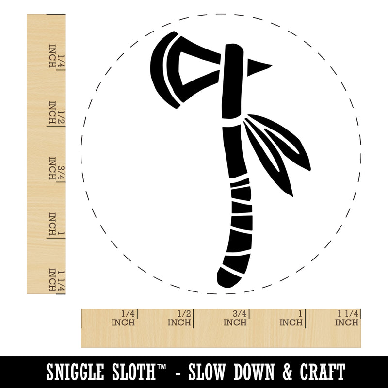 Tomahawk Native American Axe Tool Weapon Rubber Stamp for Stamping Crafting Planners