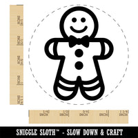 Gingerbread Man Christmas Cookie Rubber Stamp for Stamping Crafting Planners