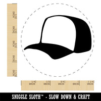 Baseball Cap Trucker Hat Sports Rubber Stamp for Stamping Crafting Planners