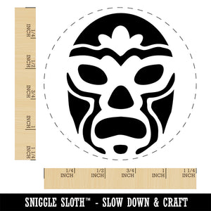 Luchador Mexican Wrestler Mask Lucha Libre Rubber Stamp for Stamping Crafting Planners