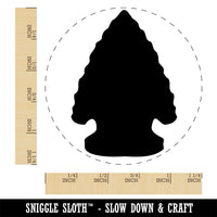Native American Arrowhead Obsidian Stone Indian Rubber Stamp for Stamping Crafting Planners