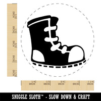 Sneaker Shoe High Top Laces Rubber Stamp for Stamping Crafting Planners