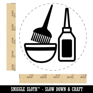 Hair Dye Salon Rubber Stamp for Stamping Crafting Planners