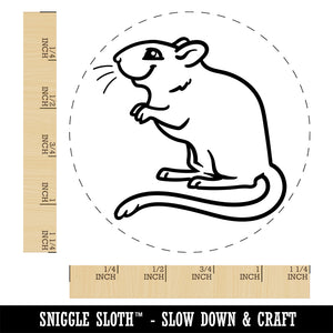 Gerbil Rodent Pet Rubber Stamp for Stamping Crafting Planners