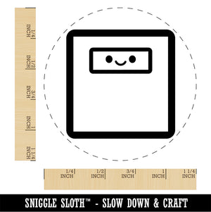 Happy Scale Weight Tracker Rubber Stamp for Stamping Crafting Planners