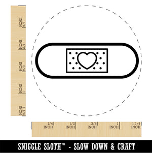 Heart Medical Bandage Love Hope Healing Rubber Stamp for Stamping Crafting Planners