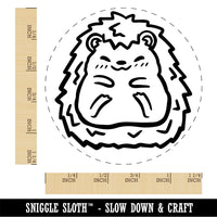 Hedgehog Full Body Rubber Stamp for Stamping Crafting Planners