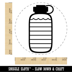 Hydration Tracker Water Bottle Rubber Stamp for Stamping Crafting Planners