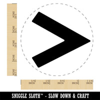 Greater Than Math Symbol Rubber Stamp for Stamping Crafting Planners