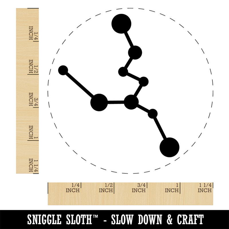 Taurus Zodiac Star Constellations Rubber Stamp for Stamping Crafting Planners