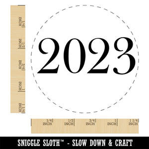 2023 Old Timey Font Rubber Stamp for Stamping Crafting Planners