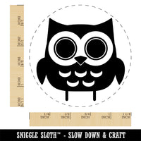 Adorable Little Hoot Owl Rubber Stamp for Stamping Crafting Planners