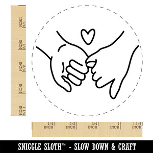 Pinky Promise Love Rubber Stamp for Stamping Crafting Planners