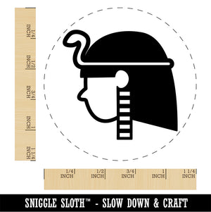 Egyptian Head Rubber Stamp for Stamping Crafting Planners