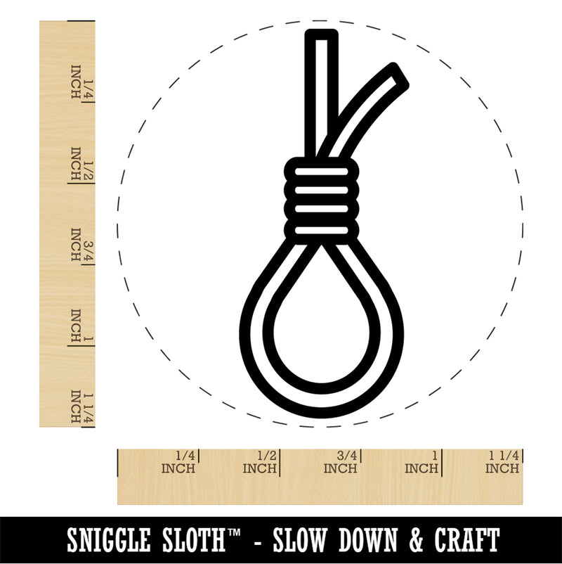 Hangman's Noose Knot Tarot Card Rubber Stamp for Stamping Crafting Planners