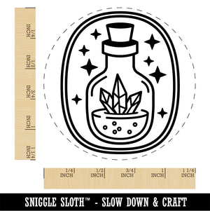 Magical Crystal Potion Rubber Stamp for Stamping Crafting Planners