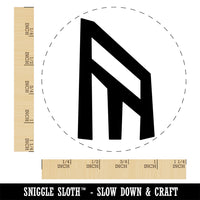 Norse Viking Dwarven Rune Letter Y Rubber Stamp for Stamping Crafting Planners