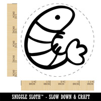 Sea Shrimp Rubber Stamp for Stamping Crafting Planners