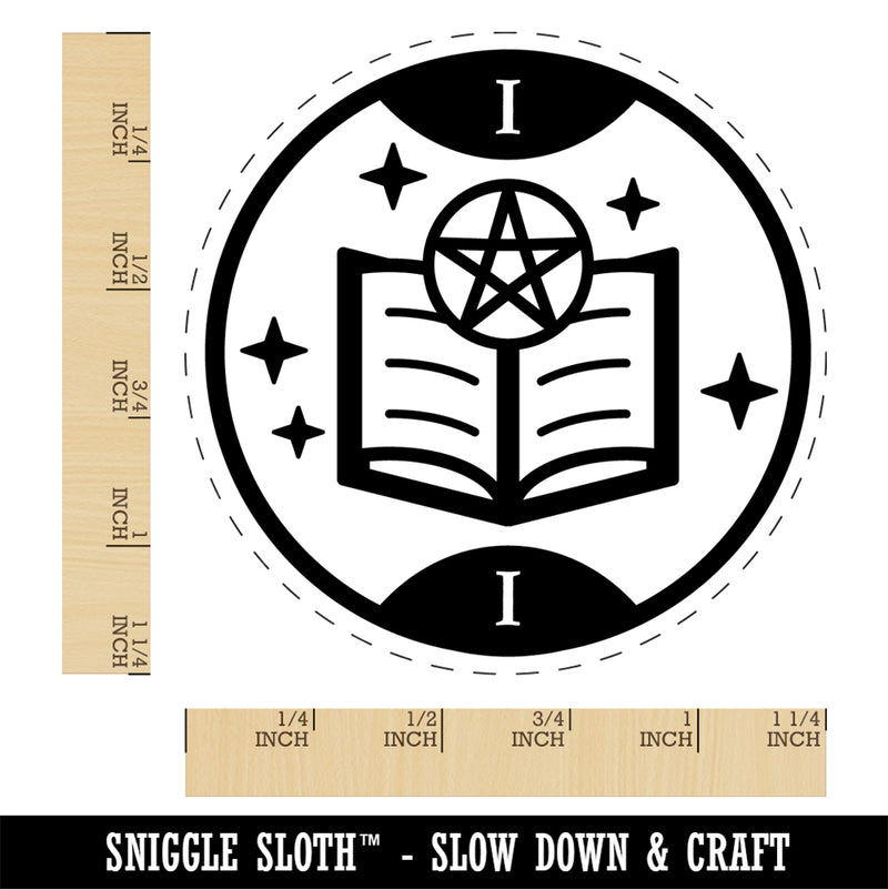 The Magician Tarot Card Rubber Stamp for Stamping Crafting Planners