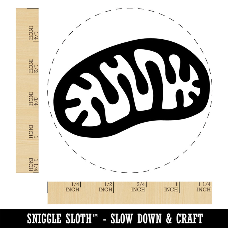 Mitochondria Cell Organelle Rubber Stamp for Stamping Crafting Planners