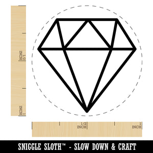 Diamond Engagement Rubber Stamp for Stamping Crafting Planners