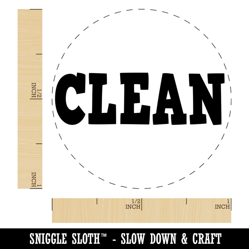 Clean Text Rubber Stamp for Stamping Crafting Planners