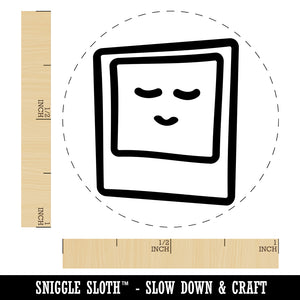 Instant Photo Doodle Rubber Stamp for Stamping Crafting Planners