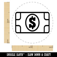 Money Cash Bills Rubber Stamp for Stamping Crafting Planners