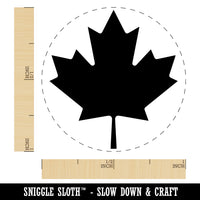 Canada Maple Leaf Rubber Stamp for Stamping Crafting Planners