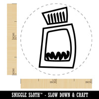 Ink Bottle Doodle Rubber Stamp for Stamping Crafting Planners