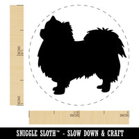 Long Coat Chihuahua Dog Solid Rubber Stamp for Stamping Crafting Planners