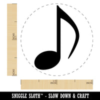 Music Eighth Note Rubber Stamp for Stamping Crafting Planners