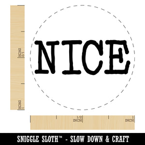 Nice Fun Text Rubber Stamp for Stamping Crafting Planners