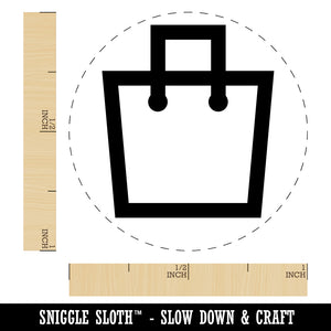 Purse Outline Shopping Rubber Stamp for Stamping Crafting Planners