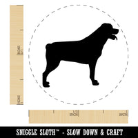 Rottweiler Dog Solid Rubber Stamp for Stamping Crafting Planners