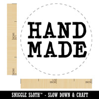 Hand Made Stacked Text Rubber Stamp for Stamping Crafting Planners