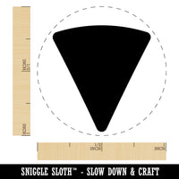 Pizza Slice Triangle Solid Rubber Stamp for Stamping Crafting Planners