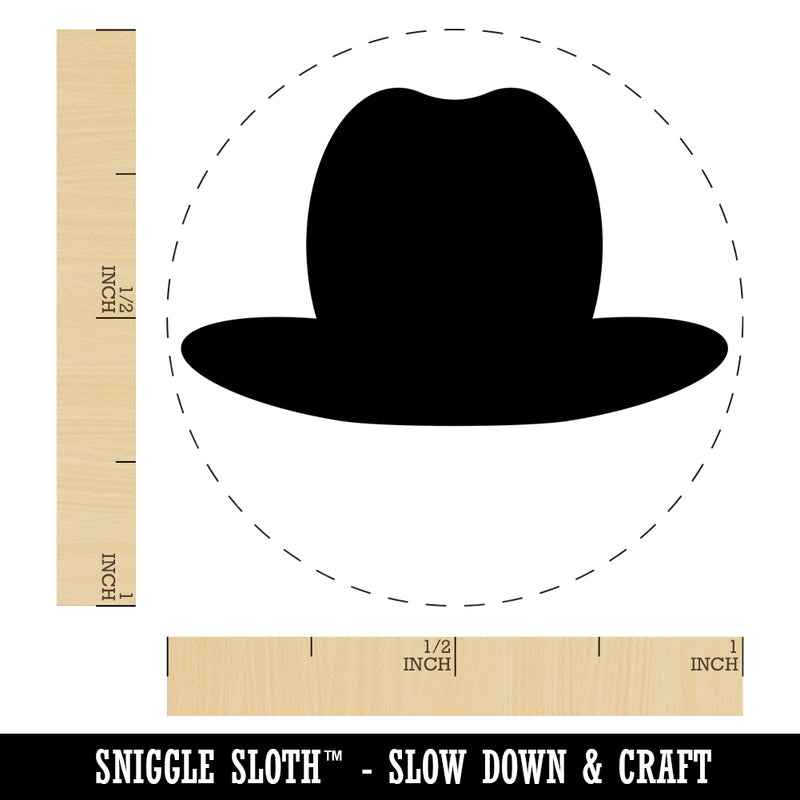 Cowboy Hat Solid Rubber Stamp for Stamping Crafting Planners