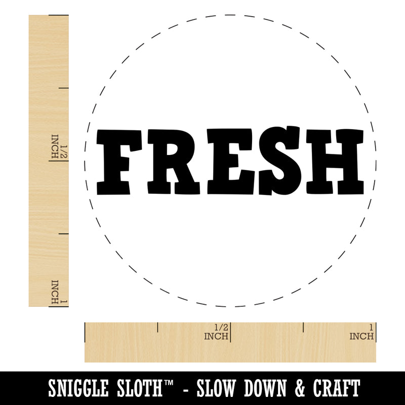 Fresh Fun Text Rubber Stamp for Stamping Crafting Planners