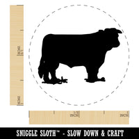 Hereford Cow Solid Rubber Stamp for Stamping Crafting Planners