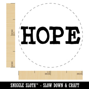 Hope Fun Text Rubber Stamp for Stamping Crafting Planners