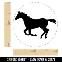 Horse Running Solid Rubber Stamp for Stamping Crafting Planners